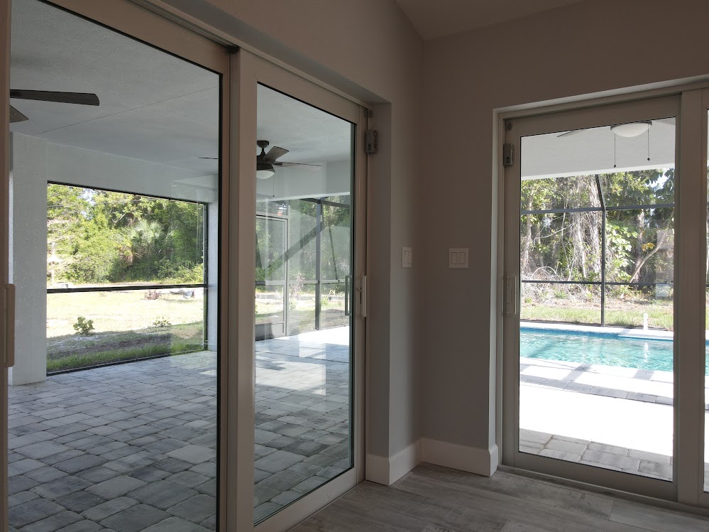 Impact-rated window and door replacement completed by Build Rite Builders in Port Charlotte, FL