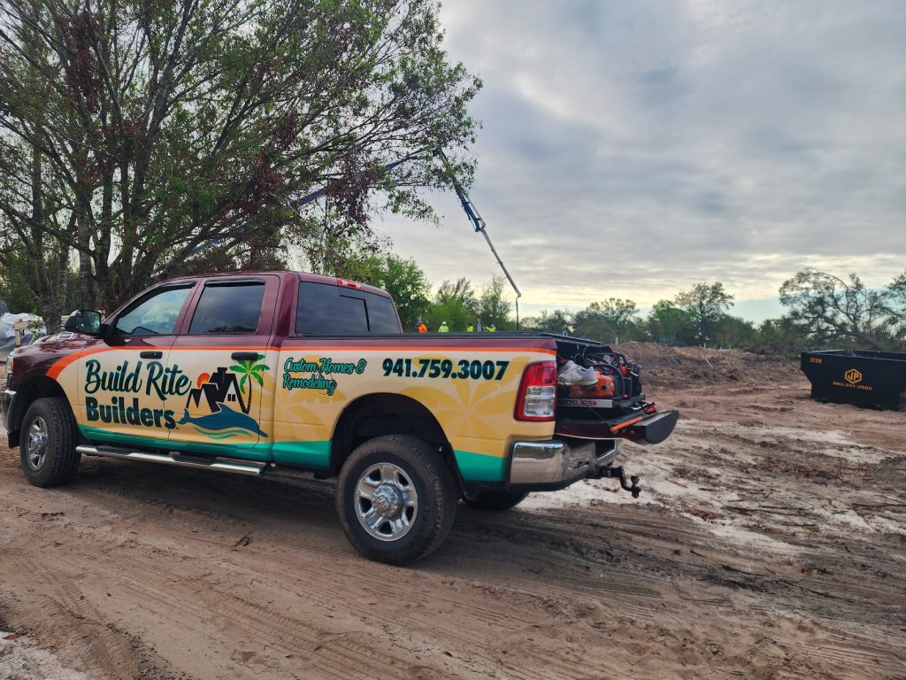 Custom family home built by Build Rite Builders in North Port, FL