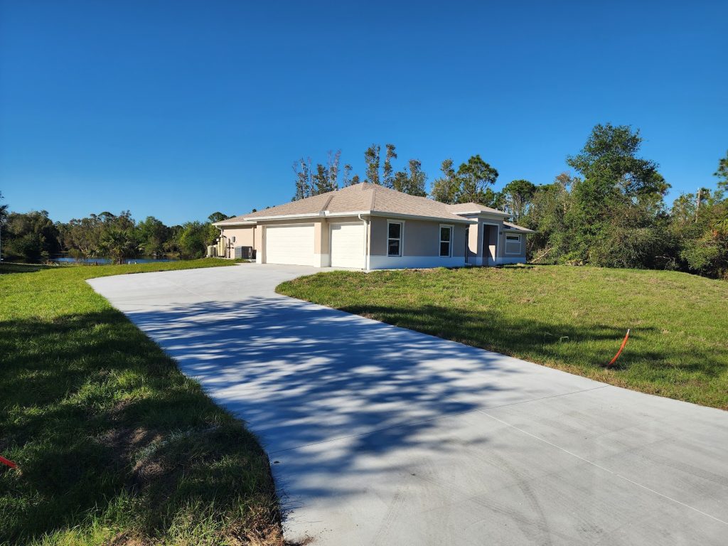 Custom family home built by Build Rite Builders in North Port, FL
